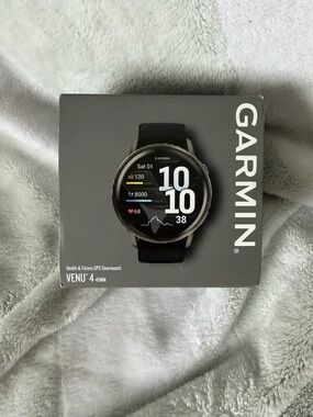 garmin Venu 4 Smartwatch - Black